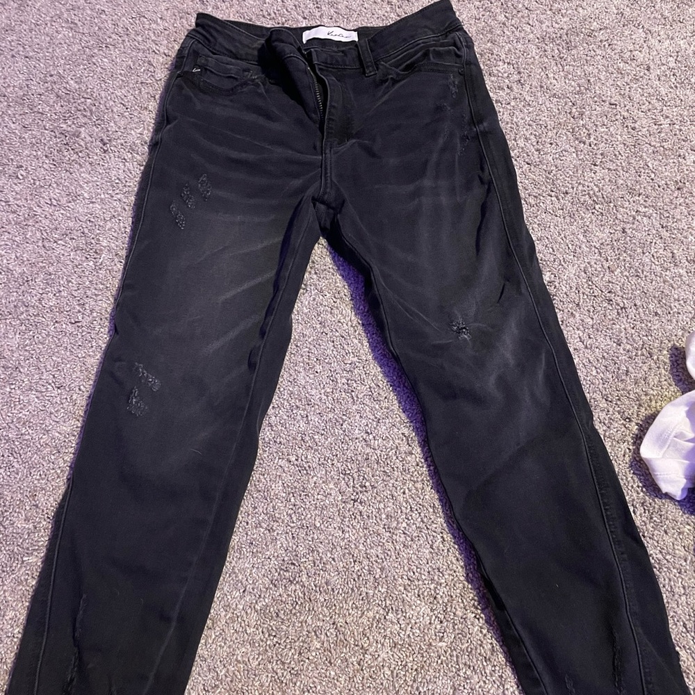 black short cut jeans (5/26)
